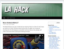 Tablet Screenshot of lahack.com